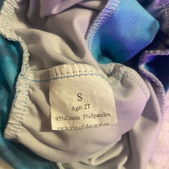 Bundle (3) Baby Girl Bummies; Leopard, Pink, Marble Turquoise with Black Fringe - Picture 6 of 13